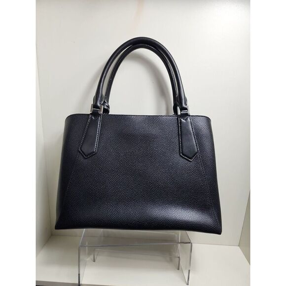 Michael Kors Kimberly Pebble Leather Satchel Handbag - Picture 2 of 6